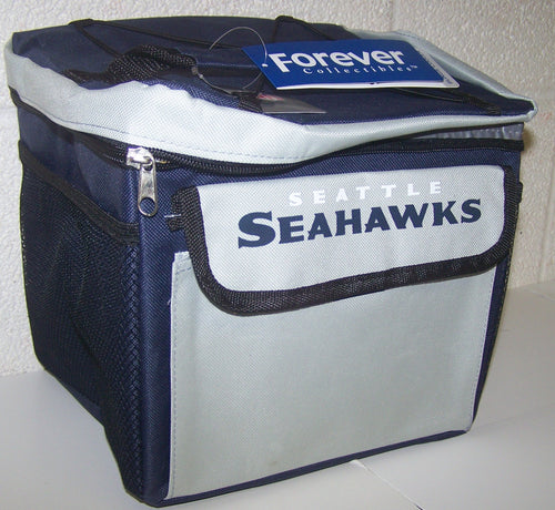 NFL Forever Collectibles Seahawks Insulated Bungee Cooler Lunch Bag