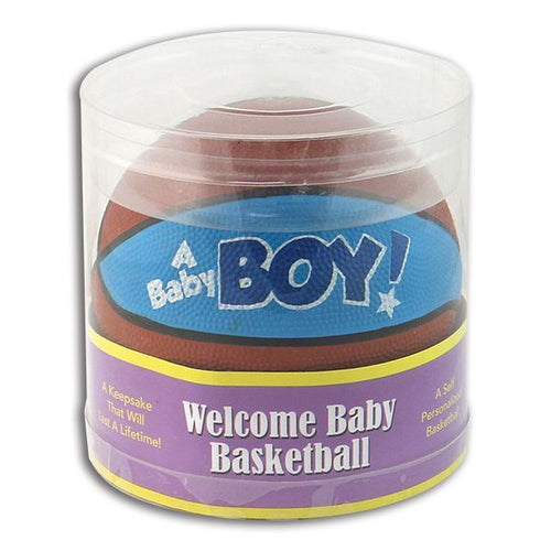 It's a Boy Basketball Baby Birth Announcement