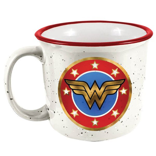 Ceramic Wonder Woman Camping Mug