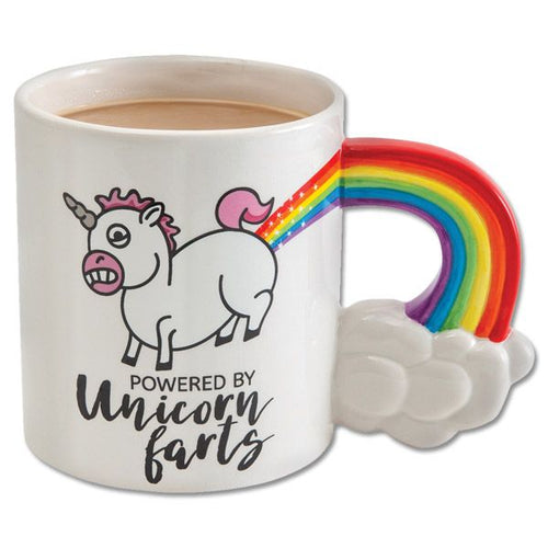 Unicorn Farts Rainbow Coffee Mug