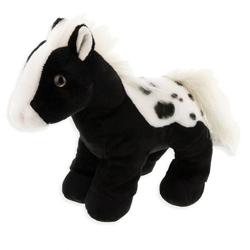 Standing Plush Spotted Horse