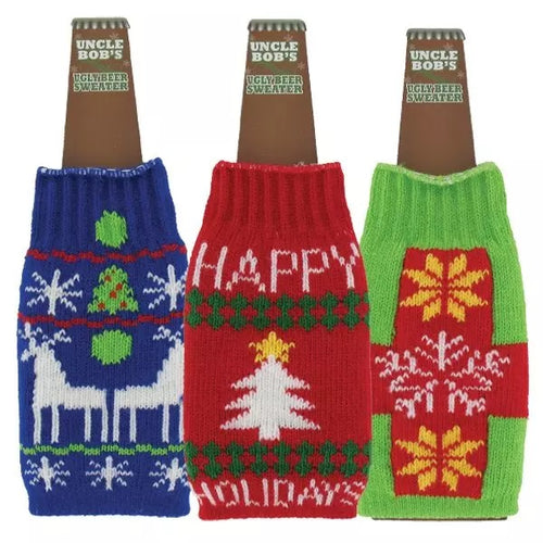 Ugly Sweater Beer Bottle 6 Pack Cover