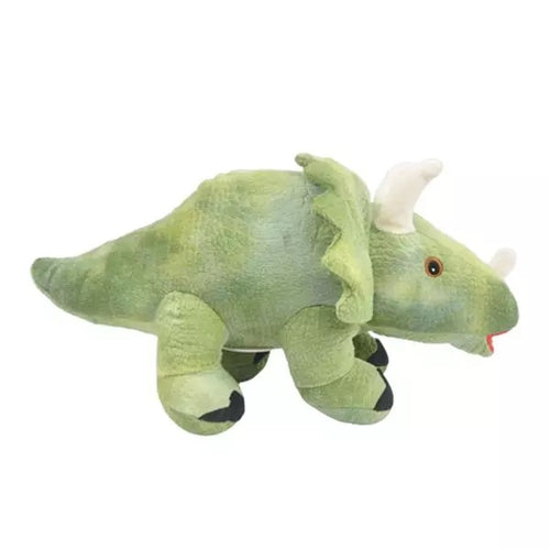 Plush Triceratops Piggy Bank