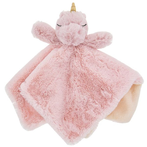 Pink Unicorn Baby Security Blanket