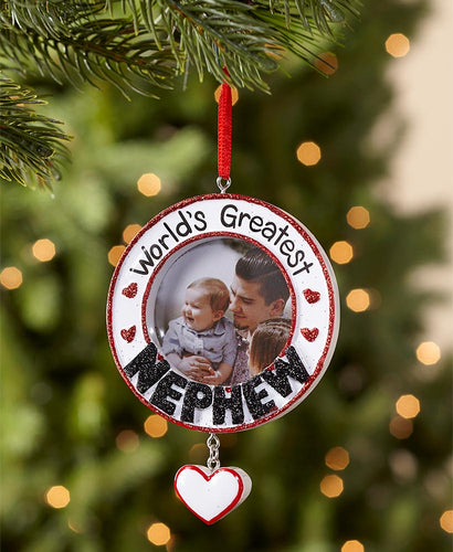 World's Greatest Nephew Christmas Ornament