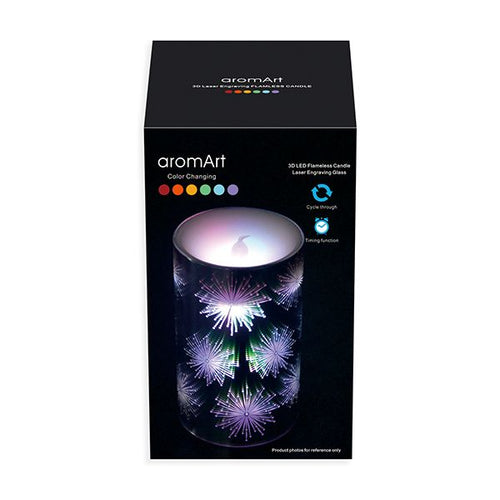 3D Firework LED Flameless Candle