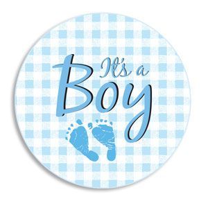 It's a Boy Pin Birth Announcement