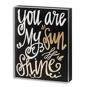 You are My Sunshine Wooden Box Sign