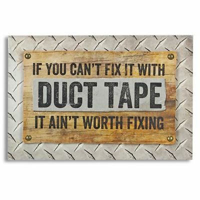 Fix It With Duct Tape Wall Sign