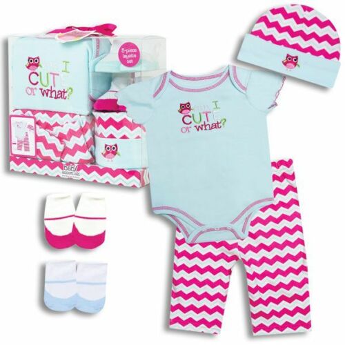 Am I Cute or What Baby Girl Clothing Gift Set