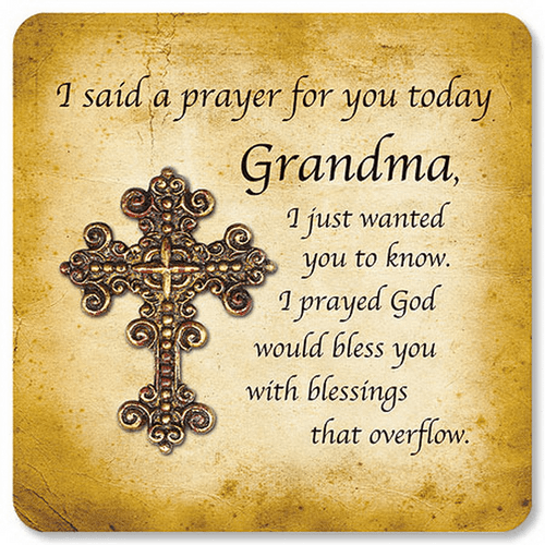 I Said A Prayer Grandma Cross Blessing Gift