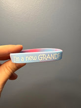 Load image into Gallery viewer, I'm a New Grandparent Bracelet : Welcome Bandz Birth Announcement Bracelets