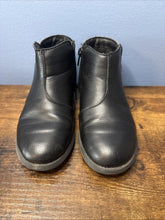 Load image into Gallery viewer, Girls Glitter Ankle Black Boots With Zip Oshkosh B’gosh Size 11 Medium