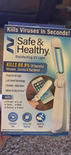 Load image into Gallery viewer, Disinfecting UV Light Wand — Portable Sanitizer for Travel, Phones &amp; Surfaces