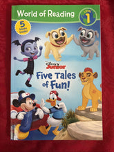 Load image into Gallery viewer, World of Reading: Disney Junior: Five Tales of Fun!-Level 1 Reader Bindup by...