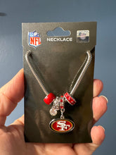 Load image into Gallery viewer, NFL San Francisco 49ers Euro Bead Necklace Women's Jewelry Gift