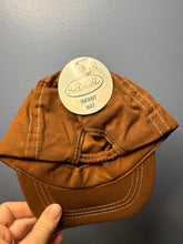 Load image into Gallery viewer, Infant Brown Football Ball Baby Boy Hat Brim Cap So Dorable Cotton 0-9 Months