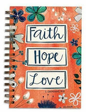 Load image into Gallery viewer, Brownlow "Faith Hope Love" Inspirational Blank Journal Book