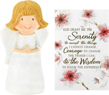 Load image into Gallery viewer, Serenity Prayer Angel Figurine Gift Set