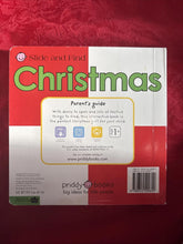 Load image into Gallery viewer, Slide and Find Christmas by Roger Priddy (2010, Children's Board Books)