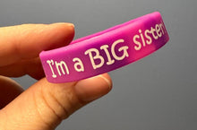 Load image into Gallery viewer, I'm a Big Sister TODDLER Bracelet : Welcome Bandz Birth Announcement Bracelets