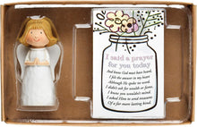 Load image into Gallery viewer, Said A Prayer for You Today Angel Figurine Gift Set