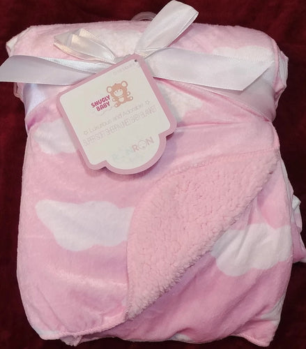 Super Soft Pink Cloud Girl Baby Blanket