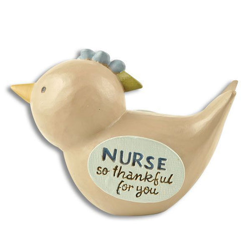 Bird So Thankful for You Nurse Figurine