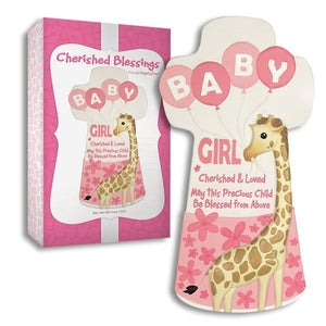 Cherished Blessings New Baby Girl Keepsake Cross