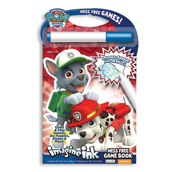 Paw Patrol Imagine Ink Mess Free Game Book