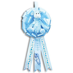 It's a Boy Giraffe Birth Announcement Hospital Door Hanger