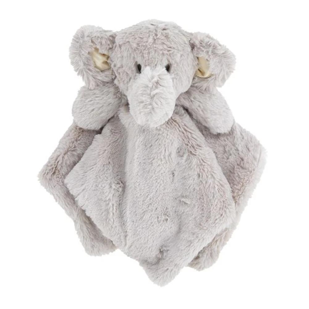 Gray Elephant Baby Security Blanket