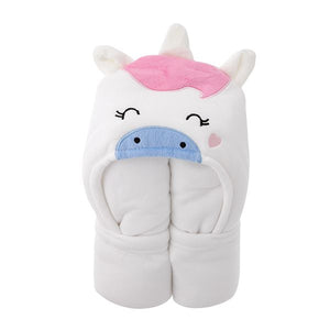 Hooded Unicorn Baby Blanket