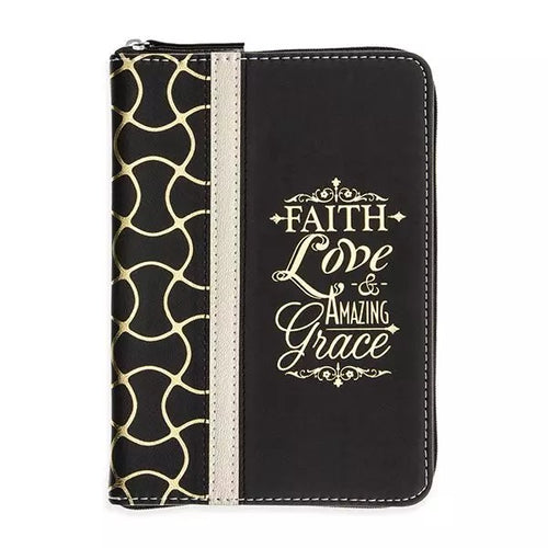 Faith Love & Amazing Grace Zippered Journal