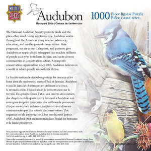 1000 Piece Jigsaw Puzzle Audubon Backyard Birds