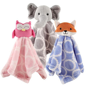 Plush Animal Security Blankets