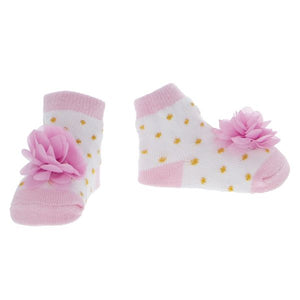 Baby Girl Unicorn Baby Hat & Baby Bootie Set