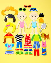 Load image into Gallery viewer, Foam Dress Up Bath Stickers