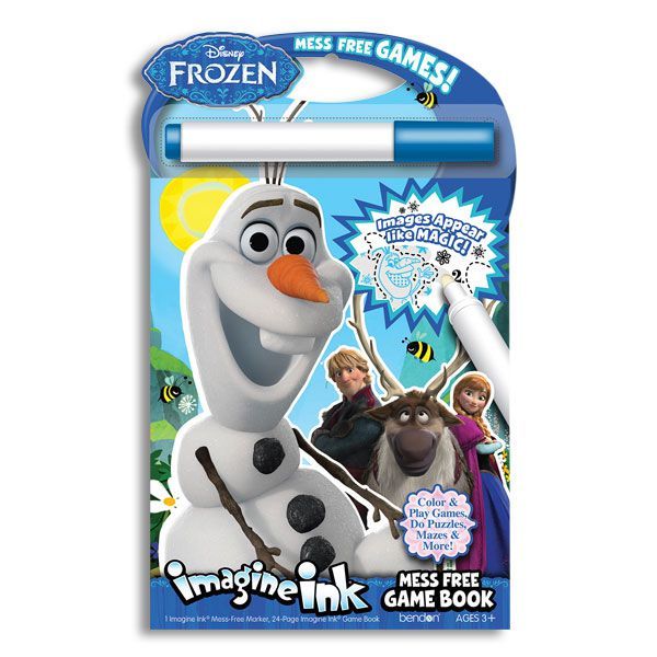 OLAF FROZEN IMAGINE INK Mess Free Game Book