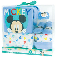 Load image into Gallery viewer, Baby Boy Mickey Mouse Layette Set