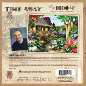 1000 Piece Puzzle - Time Away Dragonfly Garden