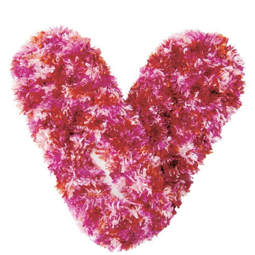 Women's Red Fuzzy Slippers