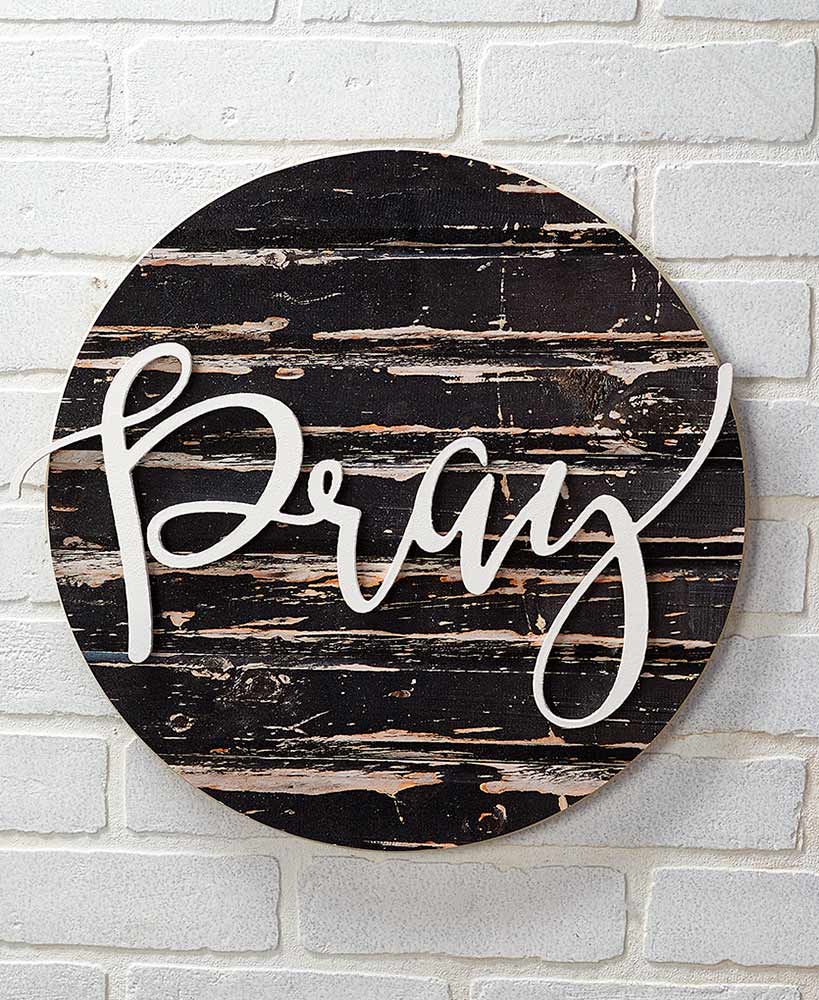 Pray Wall Plaque
