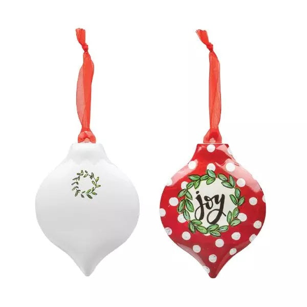 Teardrop Ornament - Joy