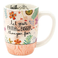 Load image into Gallery viewer, Simple Inspirations Let Your Faith Be Bigger Coffee Mug