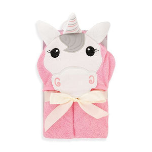 Pink Unicorn Hooded Baby Towel