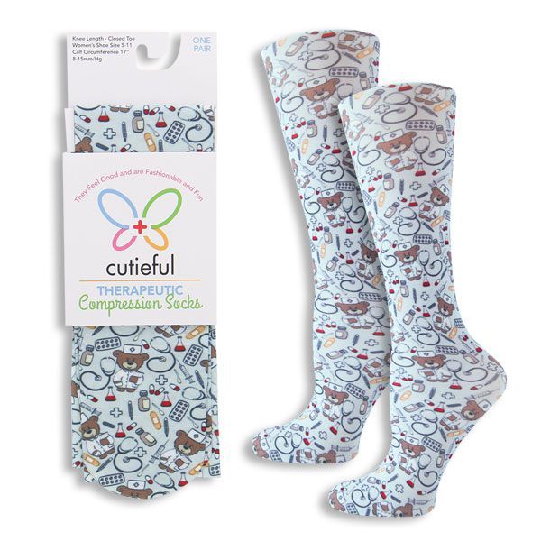 Cutieful Therapeutic NURSE Compression Socks