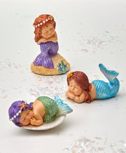Mini Mermaid Figurine Set