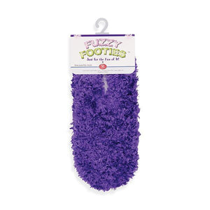 Women's Purple Fuzzy Slippers