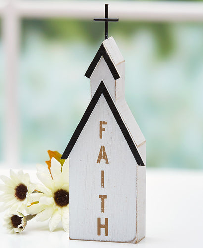 Faith Inspirational Tabletop Church Sign